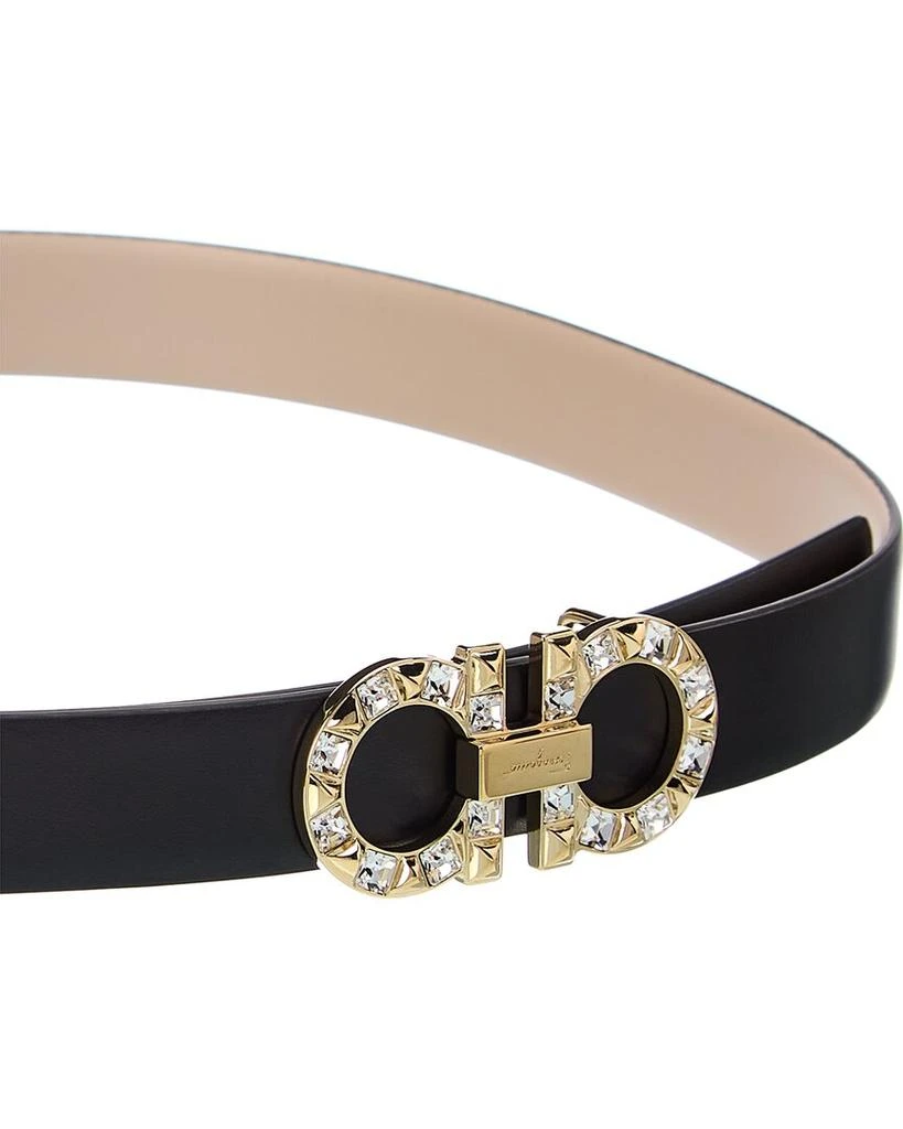 商品Salvatore Ferragamo|Salvatore Ferragamo Gancini Reversible & Adjustable Leather Belt,价格¥4350,第2张图片详细描述