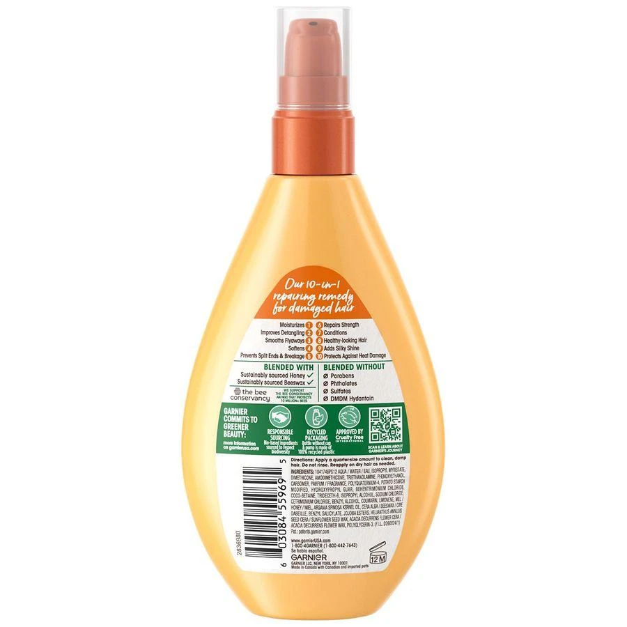 商品Garnier|Honey Treasures Leave-In Miracle Nectar Treatment,价格¥84,第3张图片详细描述