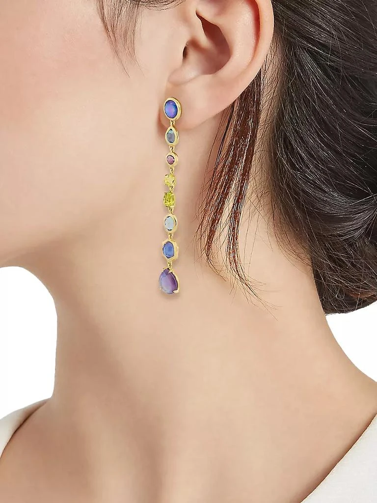 商品Ippolita|Rock Candy 18K Yellow Gold &amp; Multi-Gemstone Drop Earrings,价格¥23154,第2张图片详细描述