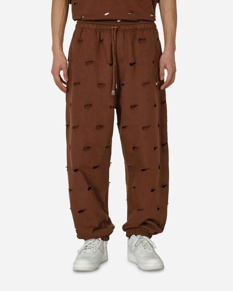 商品NIKE|JACQUEMUS Swoosh Sweatpants Cacao Wow,价格¥687,第1张图片