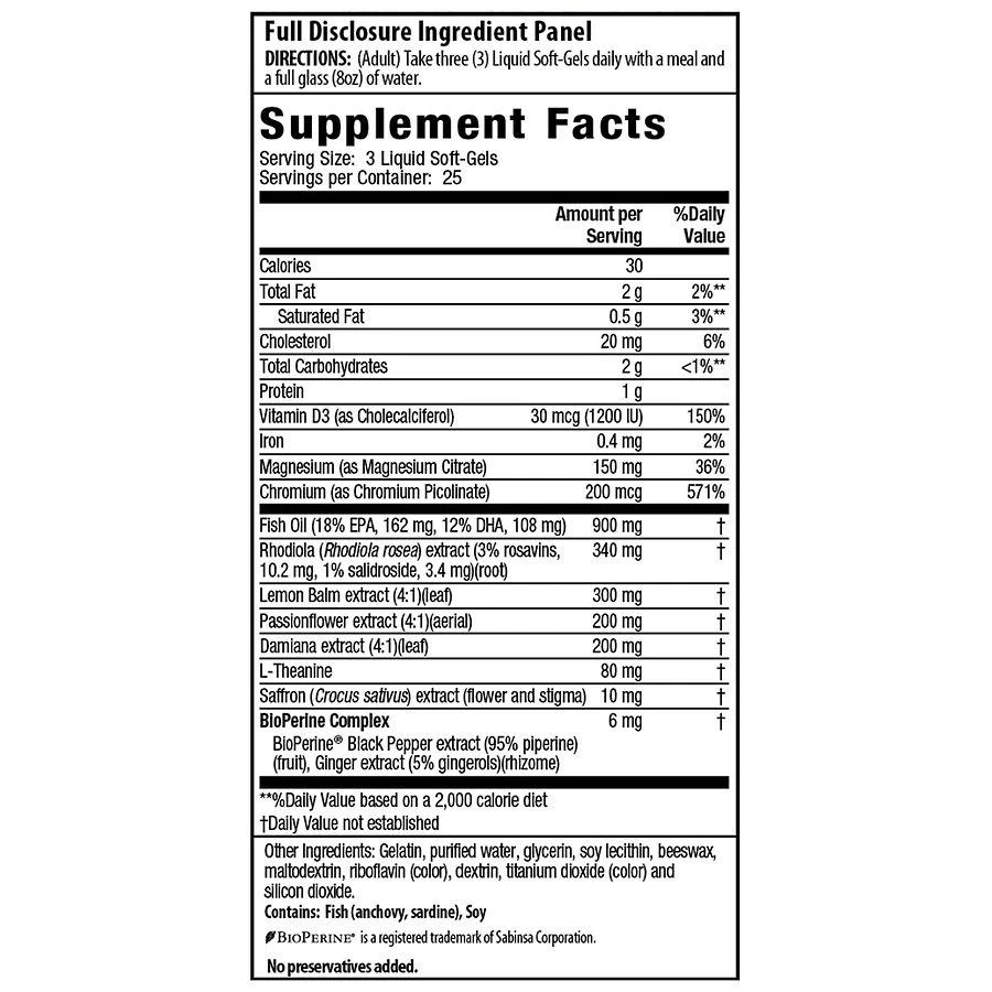 商品Irwin Naturals|Sunny Mood Softgels,价格¥149,第2张图片详细描述