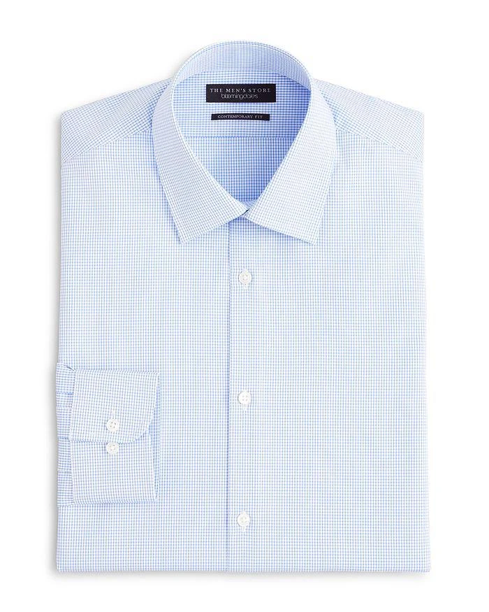 商品The Men's Store at Bloomingdale's|Textured Micro Grid Check Dress Shirt - Regular Fit - 100% Exclusive,价格¥355,第1张图片