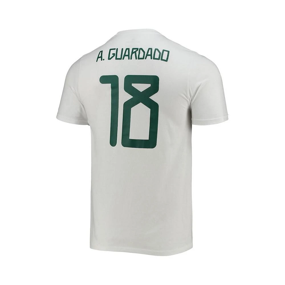 商品Adidas|Men's Andres Guardado White Mexico National Team Amplifier Name and Number T-shirt,价格¥226,第4张图片详细描述