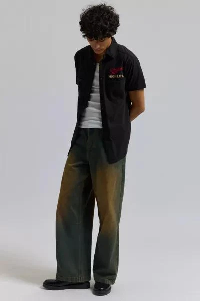 商品American Needle|American Needle Miller High Life Embroidered Short Sleeve Button-Down Shirt,价格¥560,第4张图片详细描述