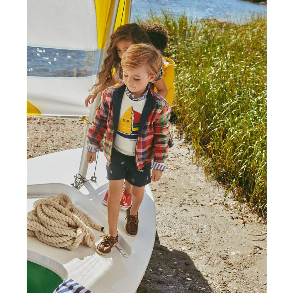 Toddler and Little Boys Sailboat Cotton Long Sleeve Sweater 商品