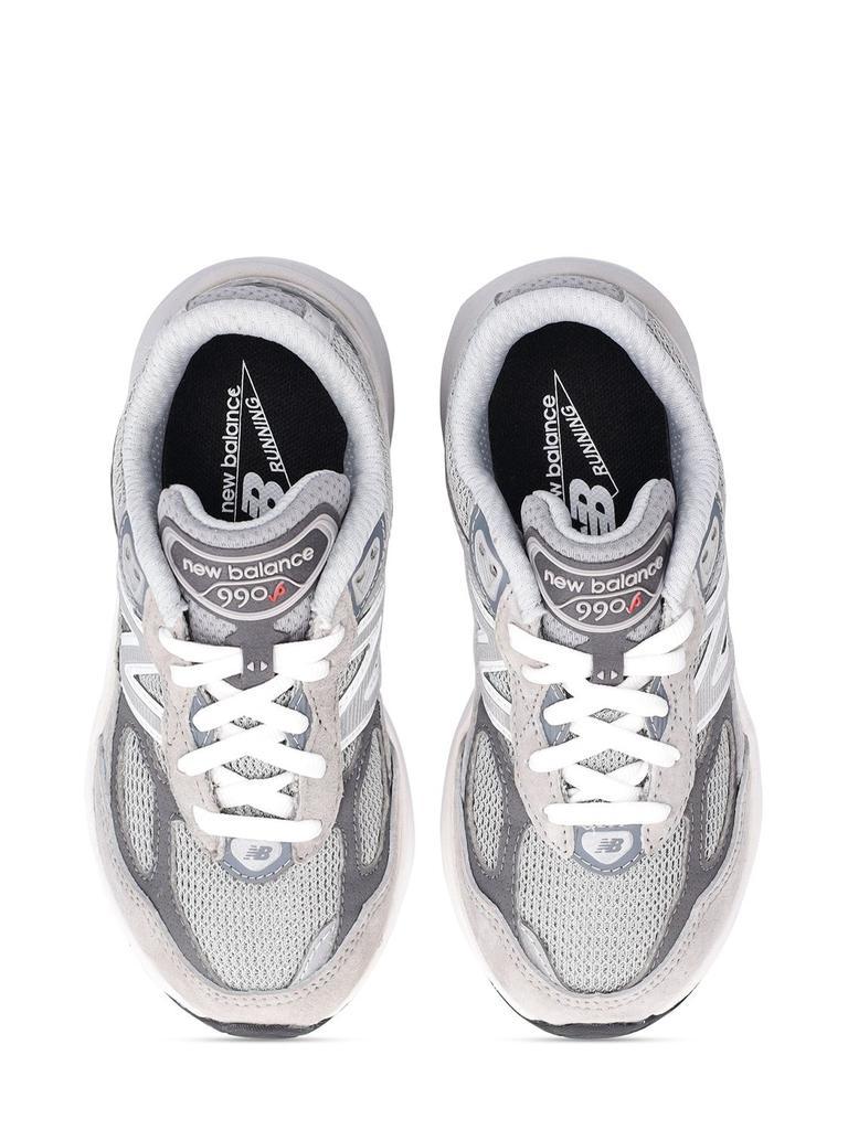 商品New Balance|990 V6 Suede & Mesh Lace-up Sneakers,价格¥588,第6张图片详细描述
