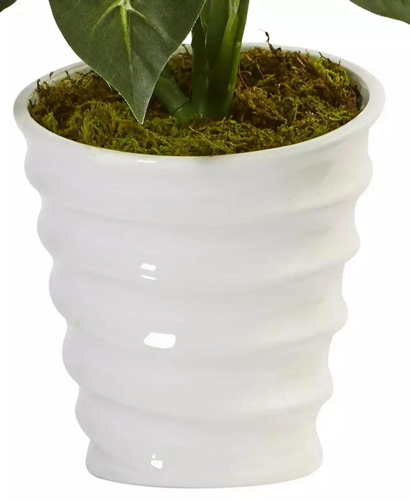 商品NEARLY NATURAL|Dieffenbachia Artificial Plant in Swirl Planter,价格¥468,第3张图片详细描述