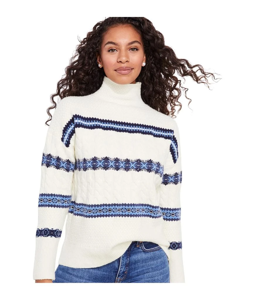 商品Vineyard Vines|Nordic Stripe Cozy Mock,价格¥1117,第1张图片