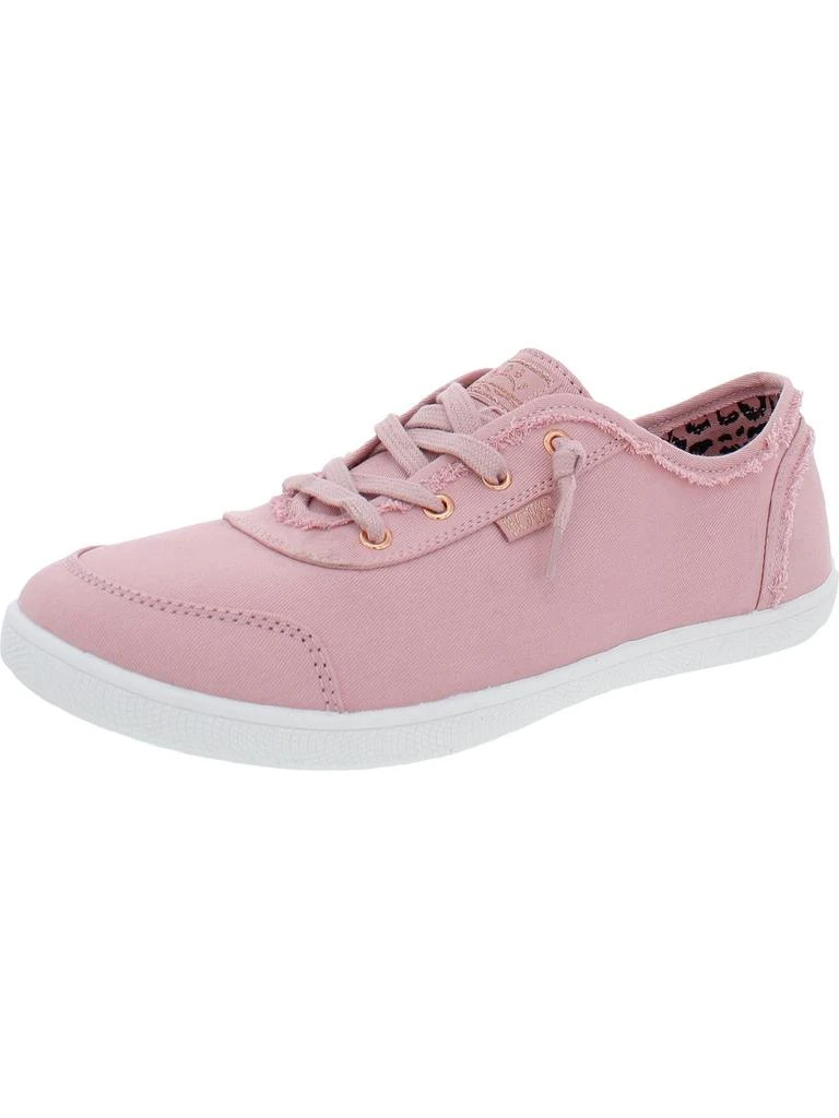 商品SKECHERS|Bobs B Cute Womens Canvas Memory Foam Slip-On Sneakers,价格¥200,第5张图片详细描述