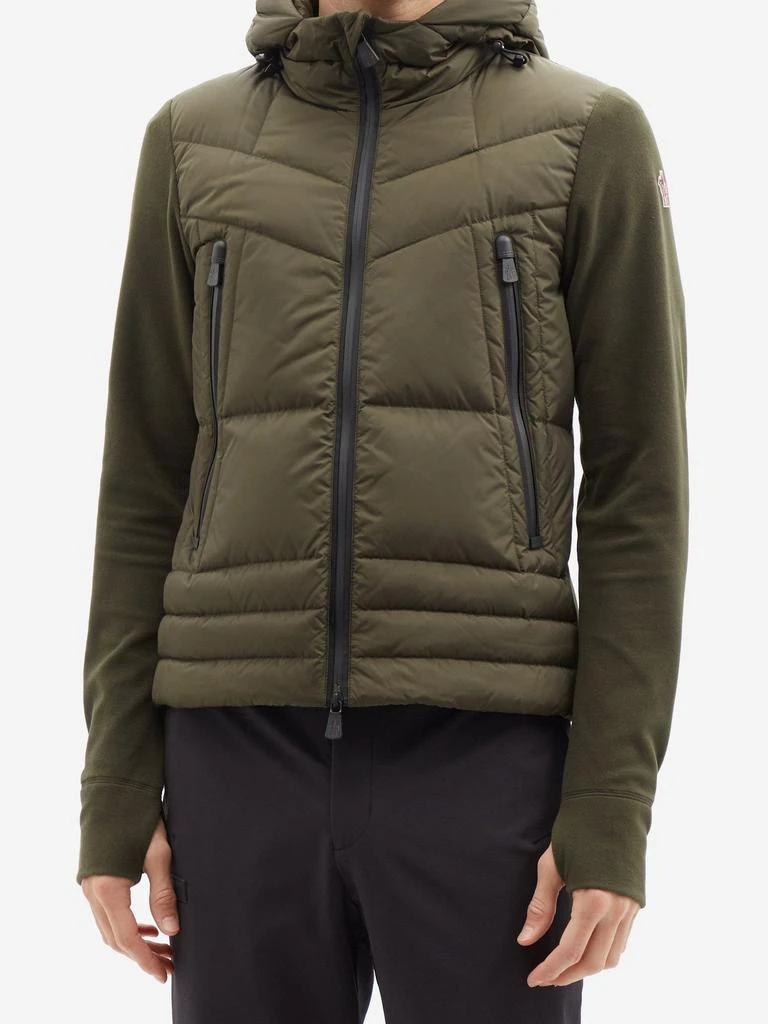 Hooded quilted down and fleece jacket 商品