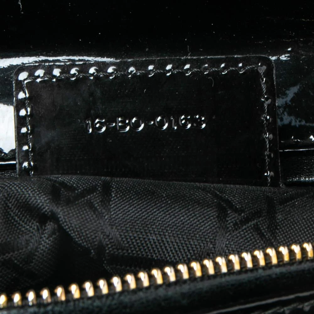 Dior Black Cannage Patent Leather Large Lady Dior Tote 商品