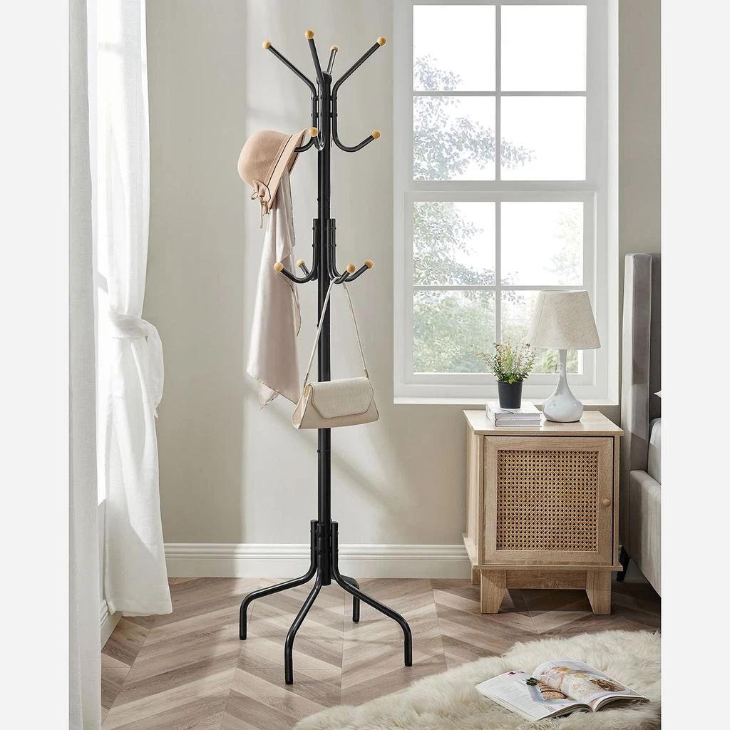 商品BreeBe|Metal Coat Rack with 12 Hooks,价格¥418,第2张图片详细描述