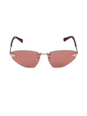 商品KAREN WALKER|Heartache 60MM Cat Eye Sunglasses,价格¥958,第1张图片