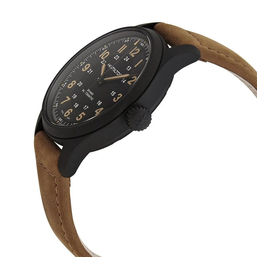 商品Hamilton|Khaki Field Automatic Black Dial Men's Watch H70665533,价格¥6074,第2张图片详细描述