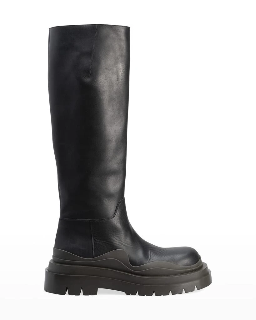 商品Bottega Veneta|The Tire Calfskin Knee Boots,价格¥10804,第1张图片