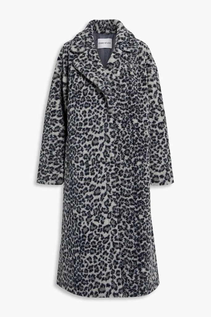 商品STAND STUDIO|Leopard-print faux shearling coat,价格¥858,第1张图片