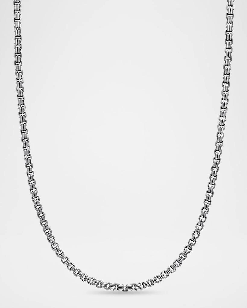商品David Yurman|Men's Double Box Chain Necklace in Silver, 2.6mm, 22"L,价格¥2697,第1张图片