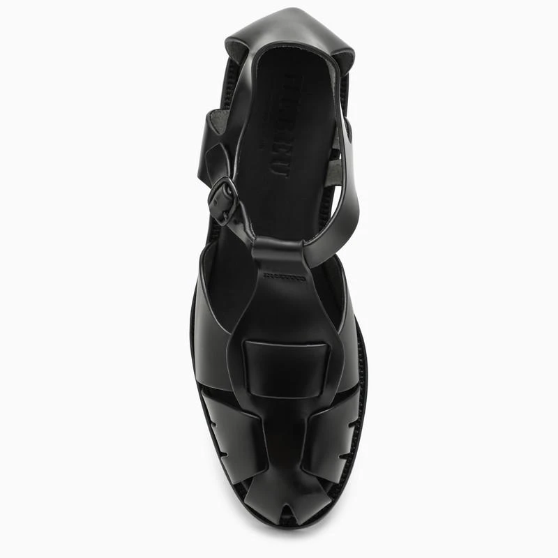 商品Hereu|Black leather sandal,价格¥1435,第3张图片详细描述