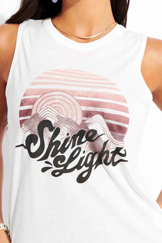 商品Spiritual Gangster|Shine Muscle Tank - Stone,价格¥325,第4张图片详细描述