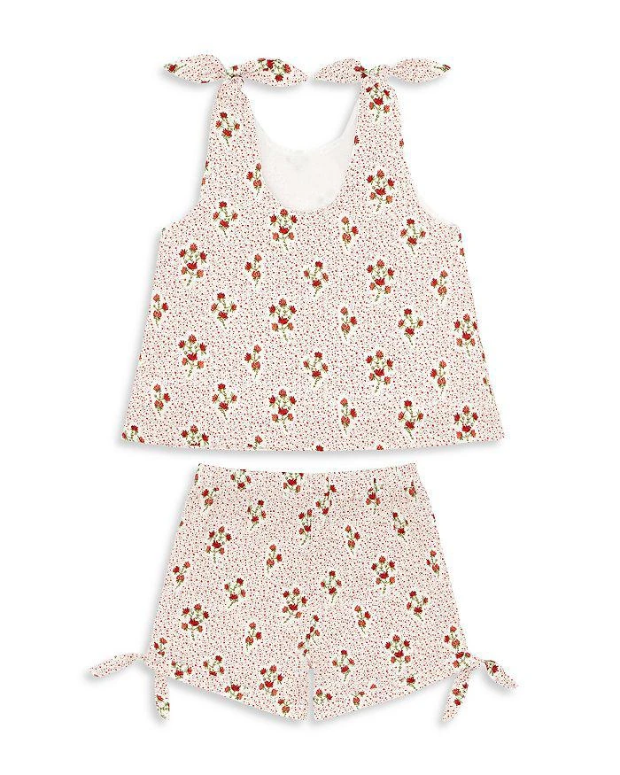 商品Minnow|Girls' Tie Knot Top & Bloomers Set - Baby, Little Kid, Big Kid,价格¥524,第2张图片详细描述