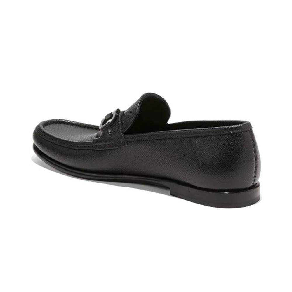 Salvatore Ferragamo 菲拉格慕 男士黑色小牛皮乐福鞋 02-A879-688525 商品