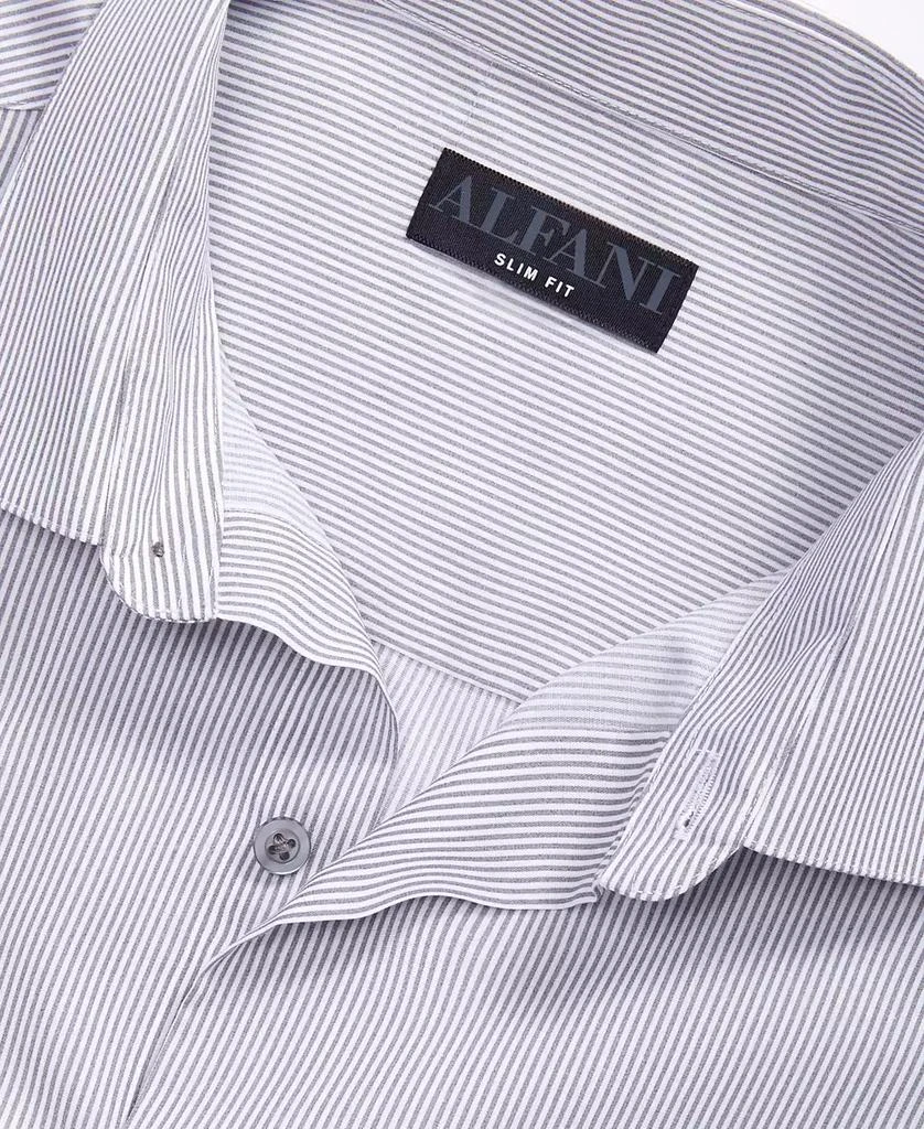 商品Alfani|Men's Slim Fit Stripe Dress Shirt, Created for Macy's,价格¥124,第4张图片详细描述