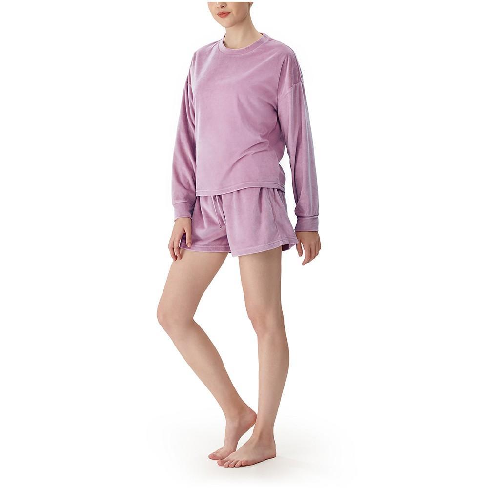 商品Berkshire|Women's Baby Fleece Lounge Set, Set of 2,价格¥397,第4张图片详细描述