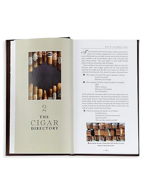 商品Graphic Image|''The Cigar Companion'' Leather-Bound Book,价格¥786,��第5张图片详细描述
