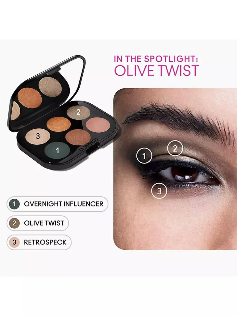 商品MAC|Connect In Color Influence Eyeshadow Palette,价格¥226,第4张图片详细描述