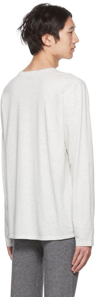 商品Vince|White Cotton Long Sleeve T-Shirt,价格¥257,第5张图片详细描述