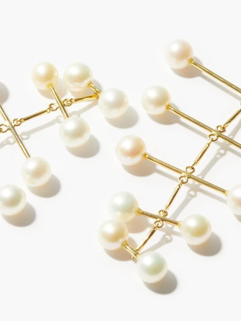 商品MATEO|Pearl Blizzard 14kt gold mobile earrings,价格¥21161,第4张图片详细描述