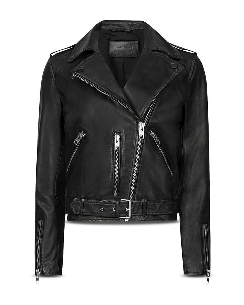 Balfern Leather Biker Jacket商品第8张图片规格展示