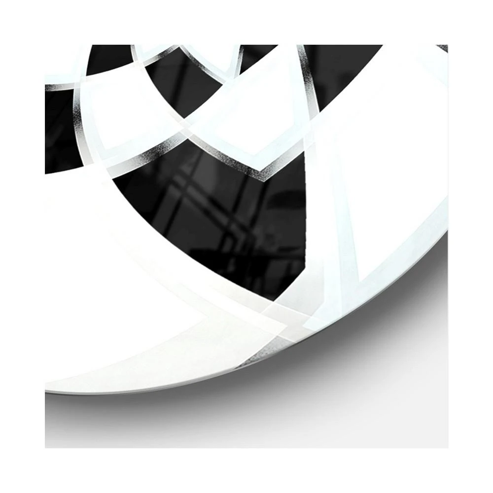商品Design Art|Designart Oversized Modern Round Metal Wall Clock,价格¥1221,第2张图片详细描述
