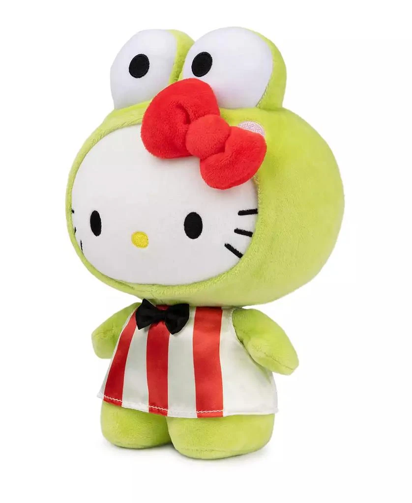 商品Hello Kitty|Keroppi Plush Toy, Premium Stuffed Animal, Green, 9.5",价格¥153,第4张图片详细描述