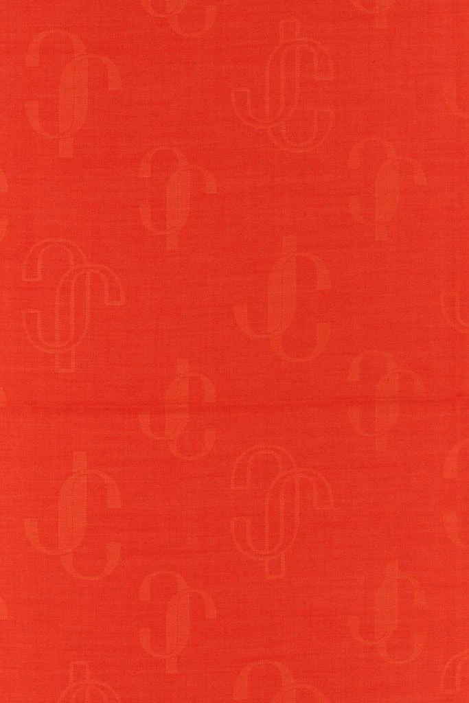 商品Jimmy Choo|Orange silk blend scarf,价格¥3774,第2张图片详细描述