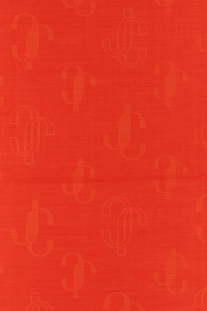 商品Jimmy Choo|Orange silk blend scarf,价格¥3893,第2张图片详细描述