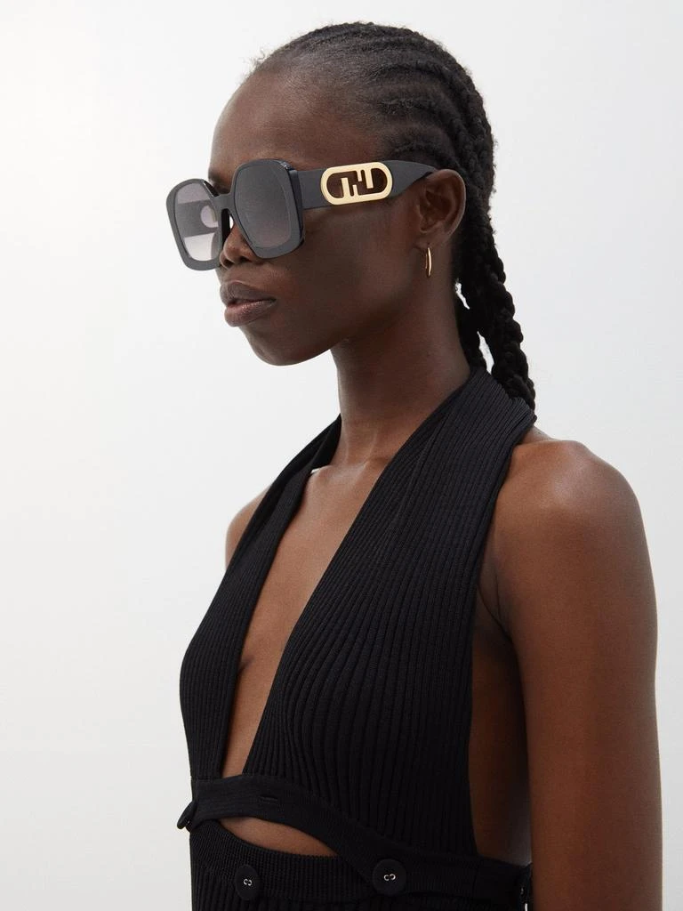 商品Fendi|O' lock square acetate sunglasses,价格¥3491,第2张图片详细描述