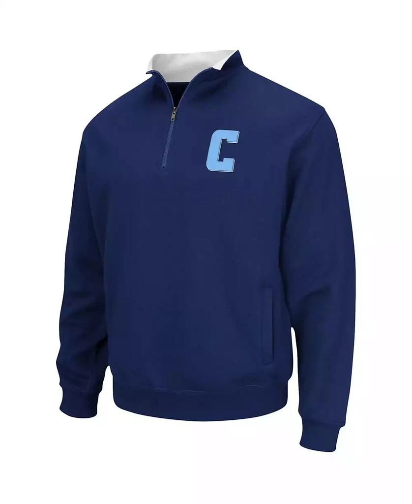 商品Colosseum|Men's Navy Columbia University Tortugas Team Logo Quarter-Zip Jacket,价格¥278,第2张图片详细描述