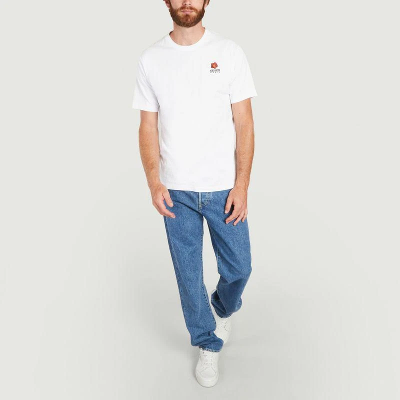 商品Kenzo|Boke Flower Crest cotton T-shirt WHITE Kenzo,价格¥698,第4张图片详细描述
