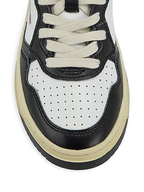 商品Autry|Medalist Leather Mid-Top Sneakers,价格¥1571,第6张图片详细描述