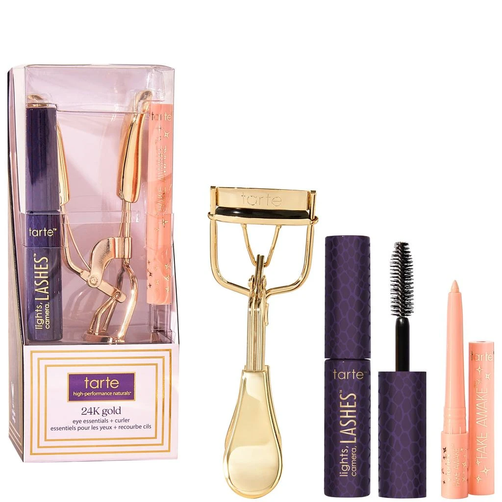 商品Tarte|tarte 24K Gold Eye Essentials + Curler,价格¥208,第1张图片