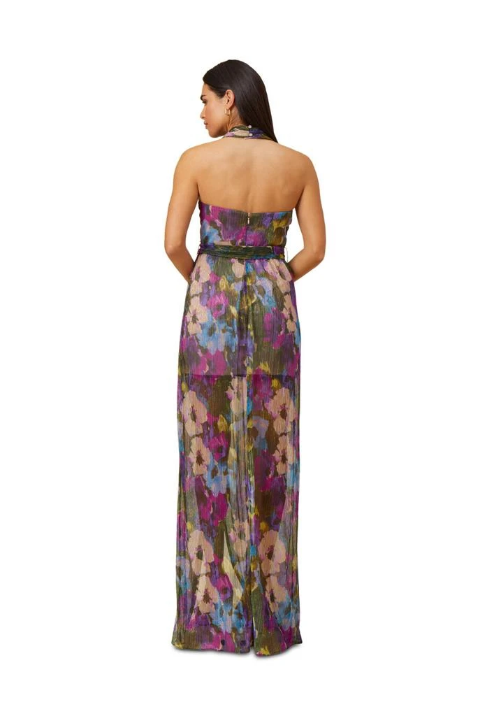 商品Adrianna Papell|Crinkle mesh halter dress,价格¥1221,第3张图片详细描述