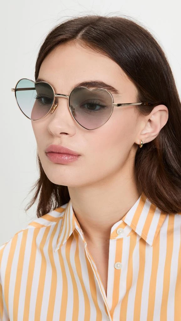 商品Chloé|Chloe Milane 心形太阳镜,价格¥1816,第3张图片详细描述
