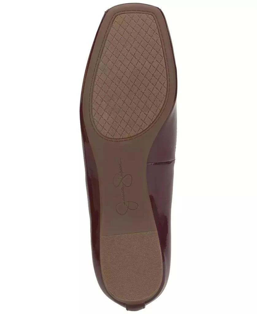 商品Jessica Simpson|Women's Mandalaye Elastic Criss-Cross Ankle Strap Ballet Flats,价格¥324,第5张图片详细描述