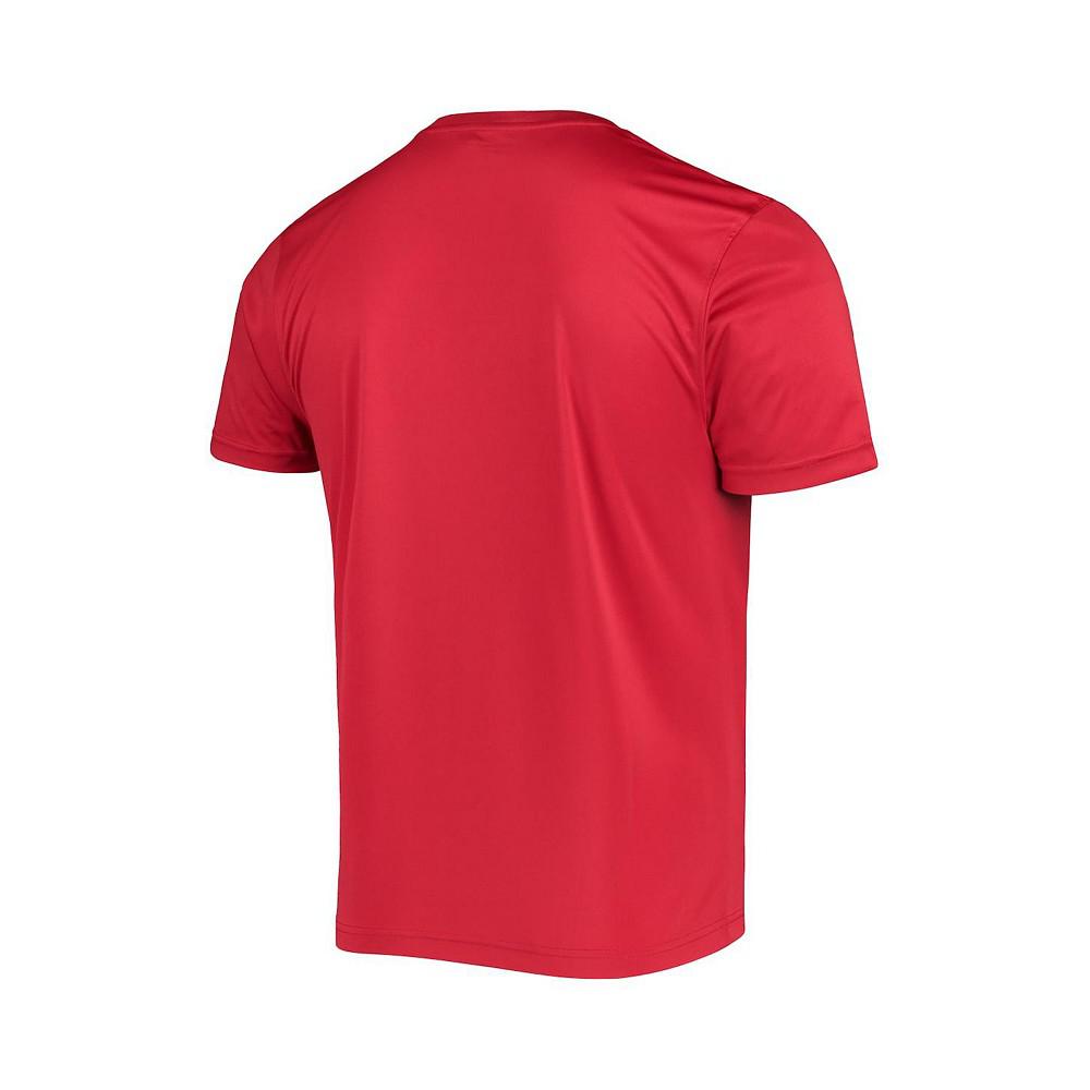 Men's Crimson Oklahoma Sooners Stack T-shirt商品第4张图片规格展示