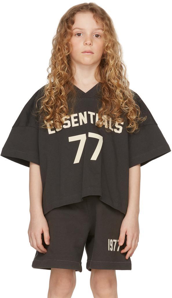 商品Essentials|Kids Black Football T-Shirt,价格¥202,第4张图片详细描述