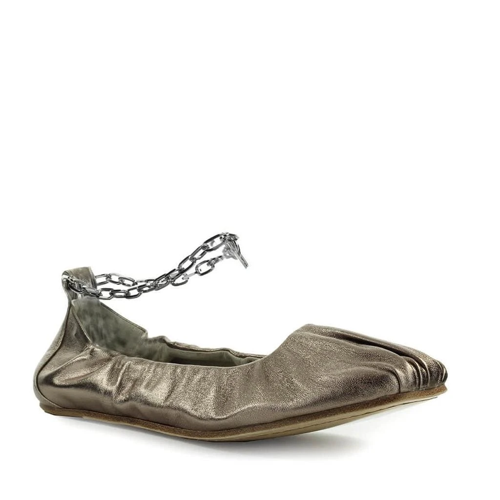 商品VIC MATIĒ|Vic Matié Velvet Bronze Ballet Flat Shoe,价格¥2143,第2张图片详细描述