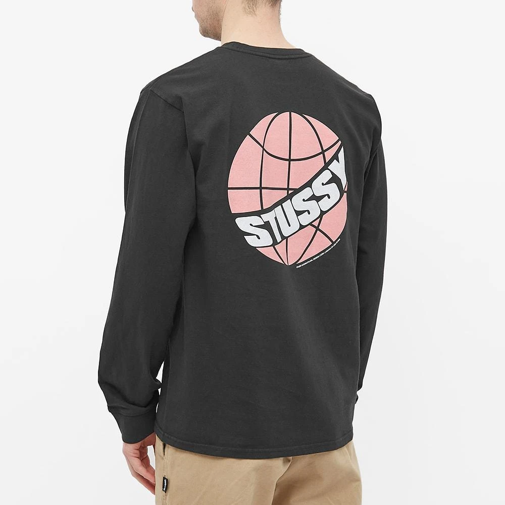 商品STUSSY|Stussy Long Sleeve Global Peace Pig. Dyed Tee,价格¥517,第3张图片详细描述
