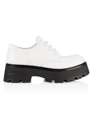 商品Alexander McQueen|Chunky Platform Derby Shoes,价格¥2856,第1张图片