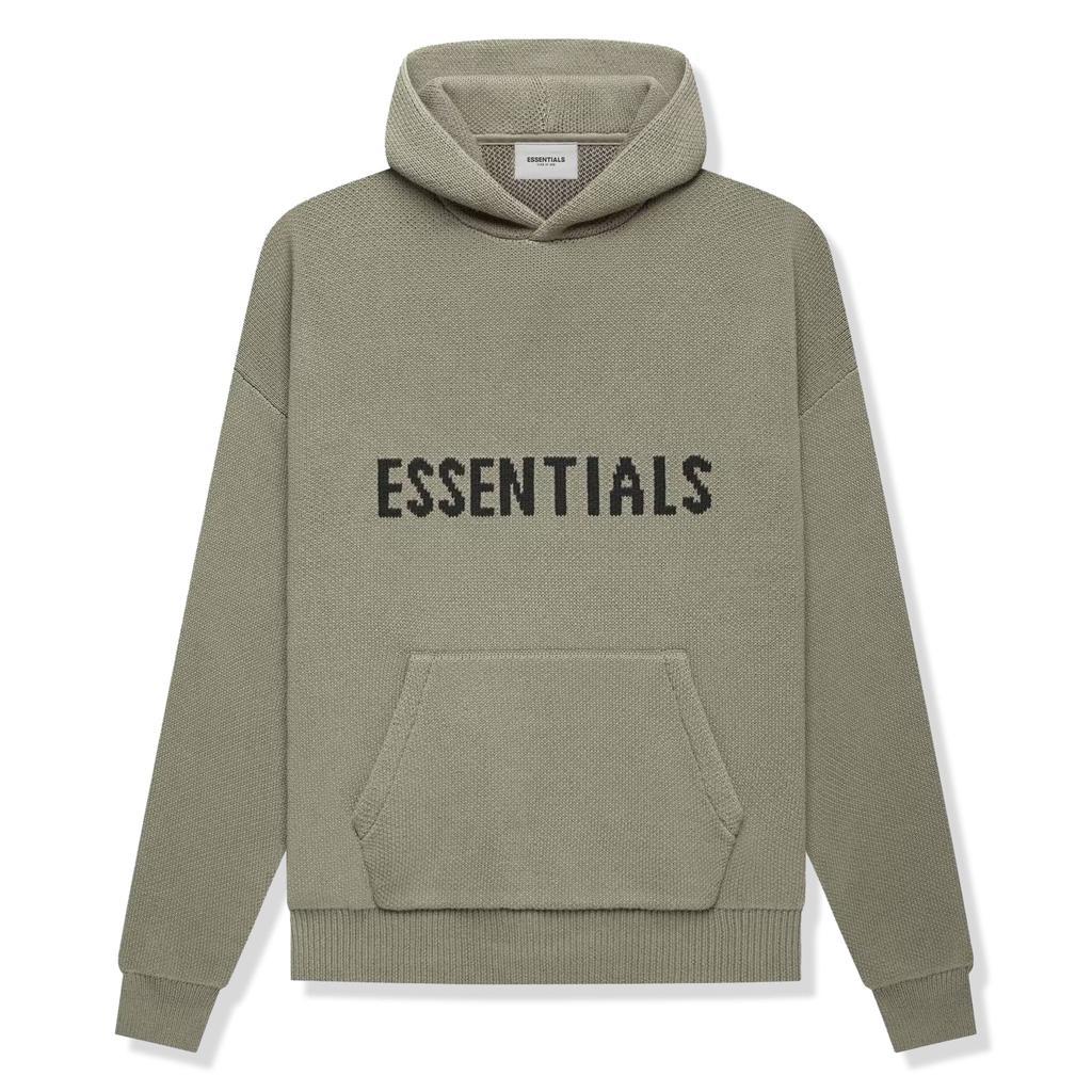 商品Essentials|Fear Of God Essentials Pistachio Knit Hoodie (Fall '21),价格¥2184-¥3033,第1张图片